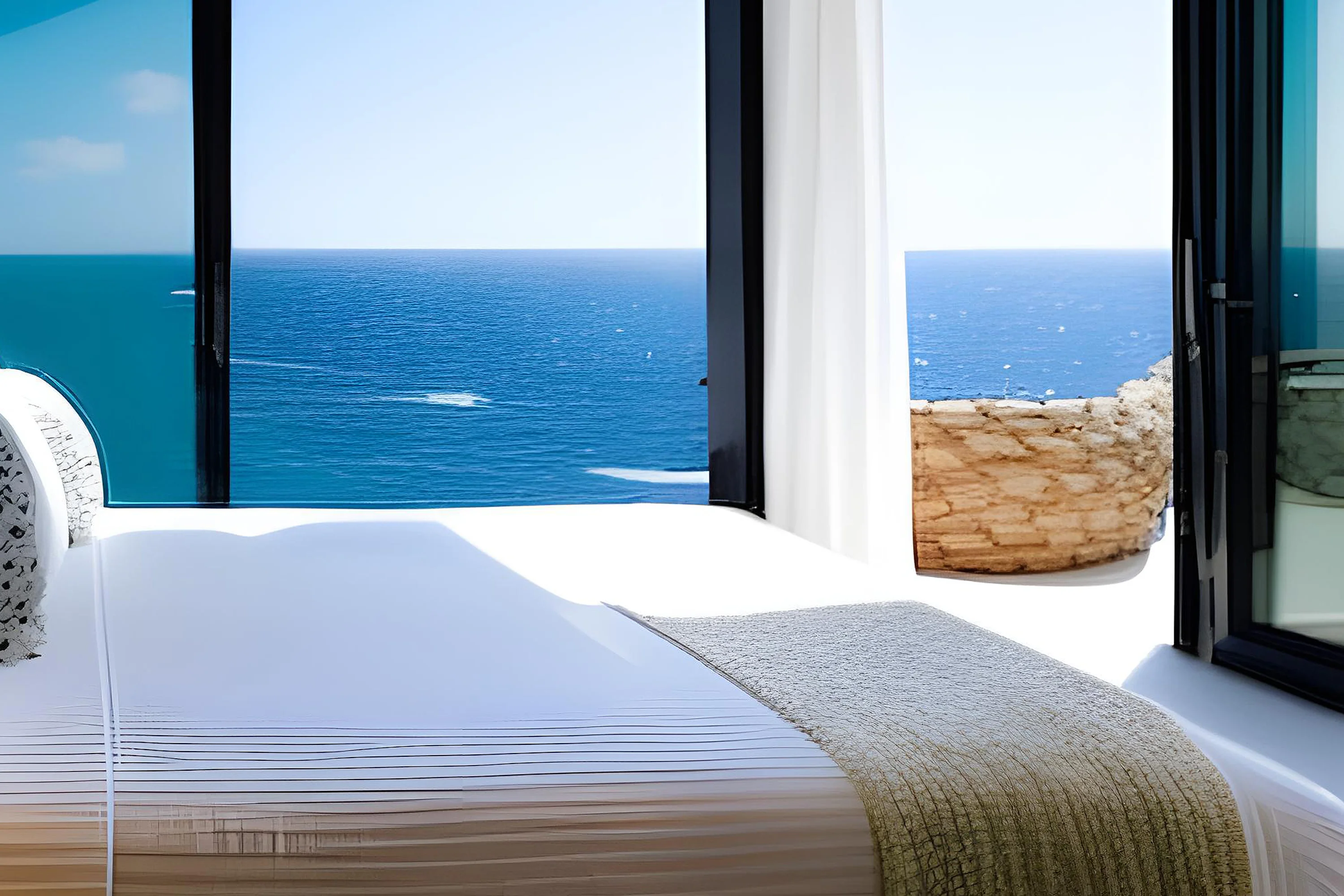 Chambre deluxe vue port